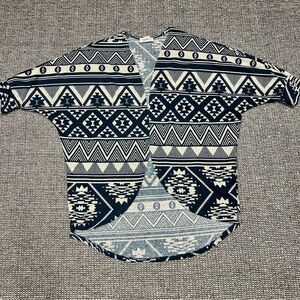 The ZigZag Stripe Geometric Cardigan